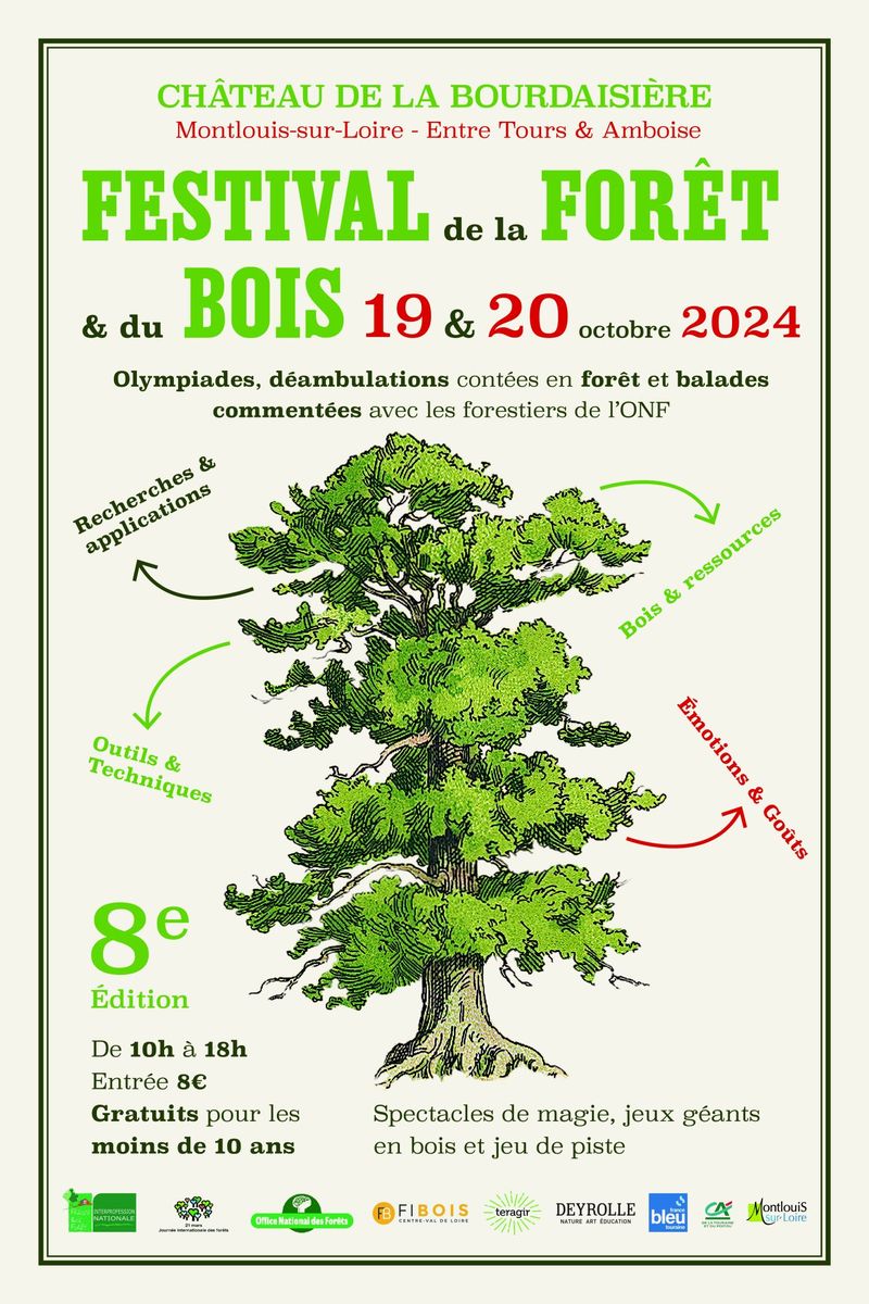 festival de la foret et du bois 2024 chateau de la bourdaisiere