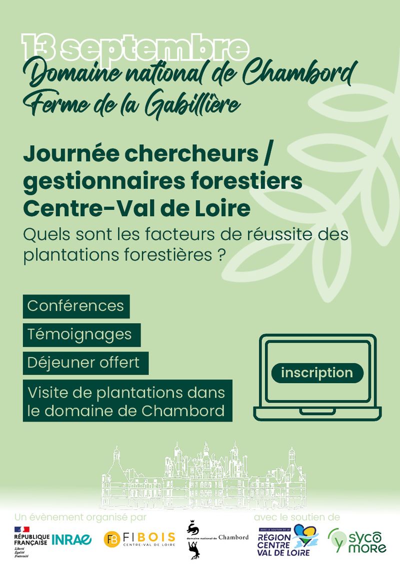 journée chercheurs gestionnaires forestiers chambord 13 septembre